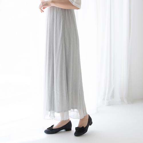 2WAYツイストリボンメッシュパンプス