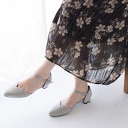 マテリアルコンビセパレートパンプス