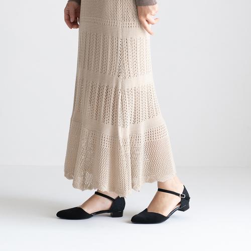 マテリアルコンビセパレートパンプス