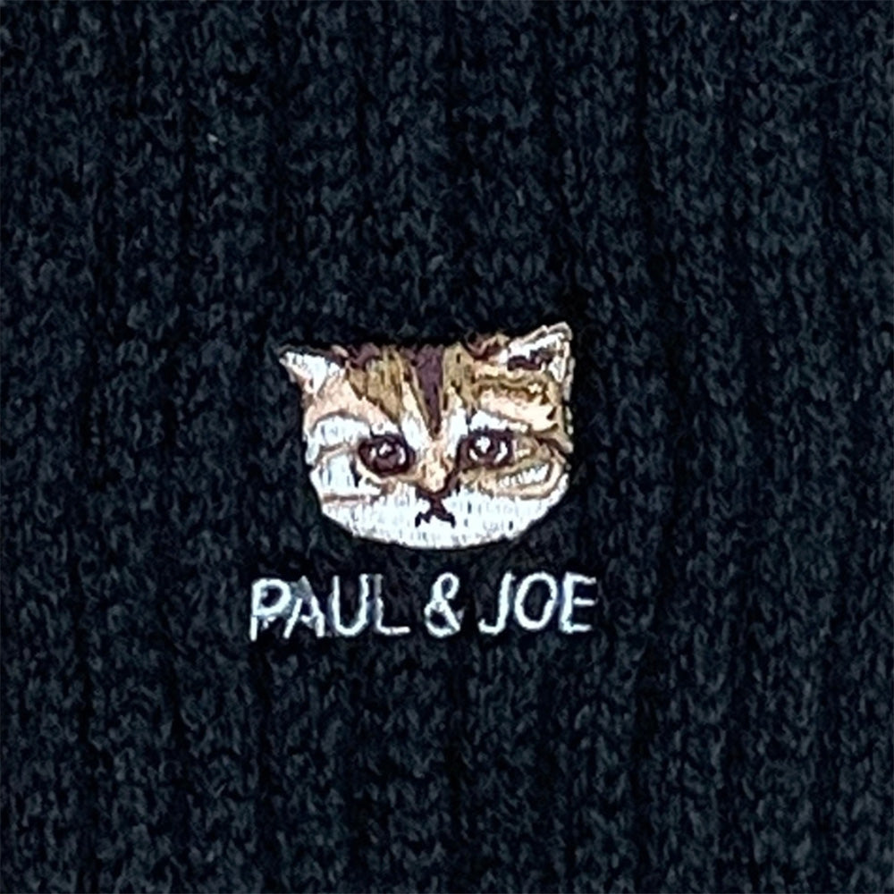 ポール＆ジョー　レッグウォーマー　リブヌネット刺繍