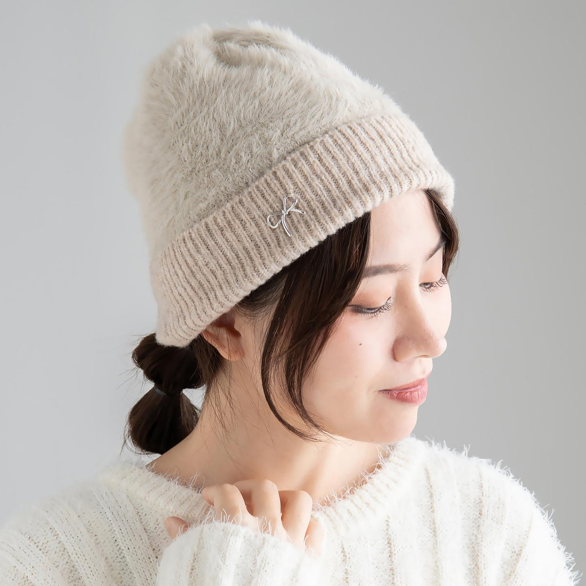 モコモコフェザーリボンワッチ