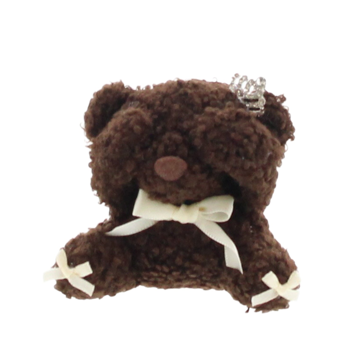 リボン付きメカクシフワフワクマチャーム