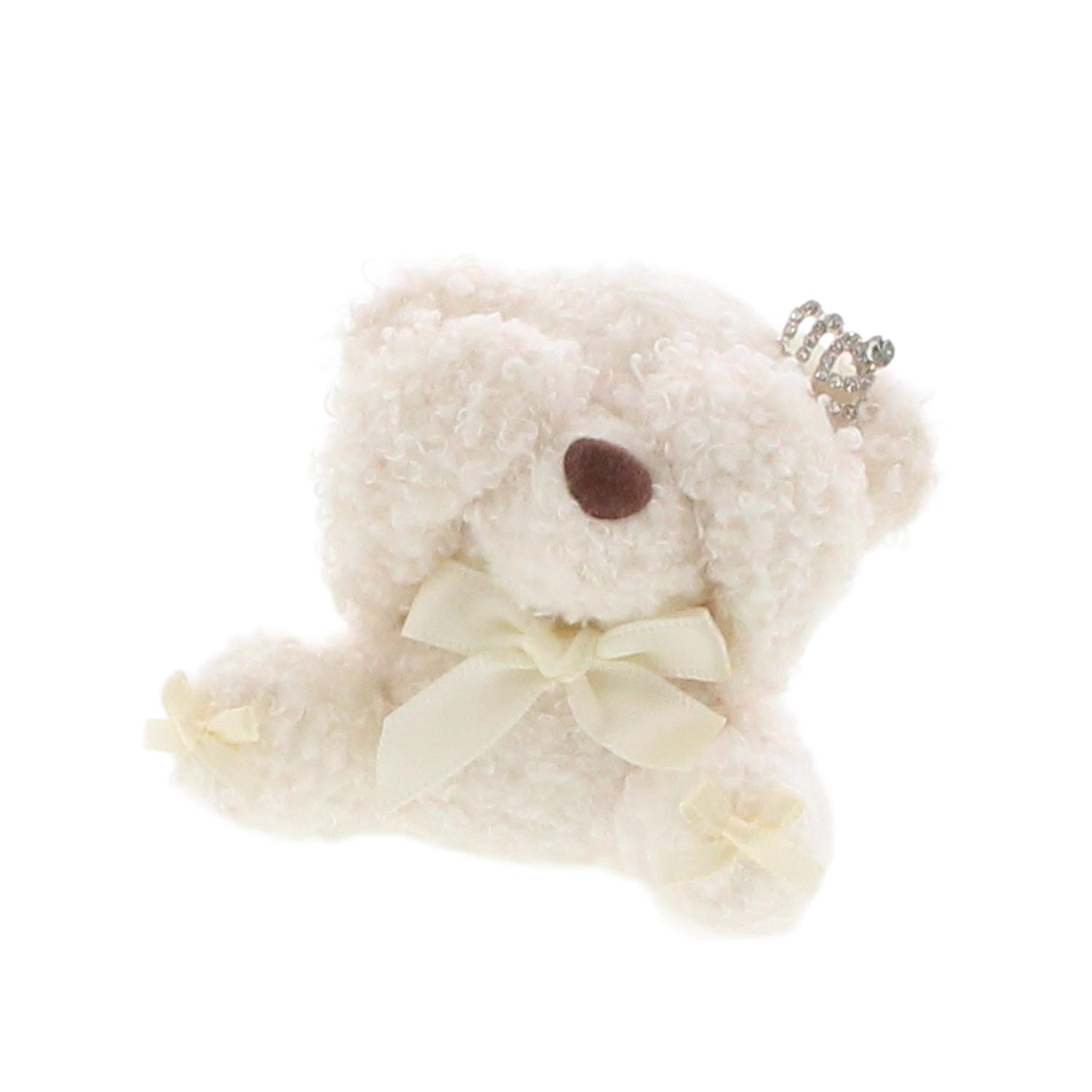リボン付きメカクシフワフワクマチャーム
