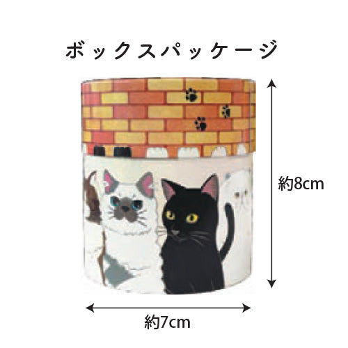 Uchinoko mate にゃんこシリーズ　オーガニックコットン刺繍ハンカチ