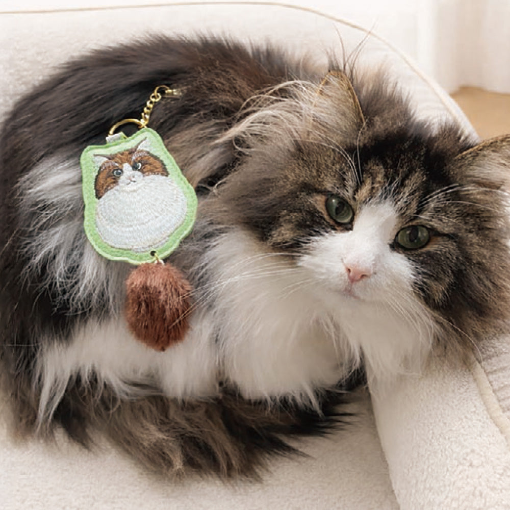 Uchinoko mate にゃんこシリーズ　毛並み尻尾チャーム