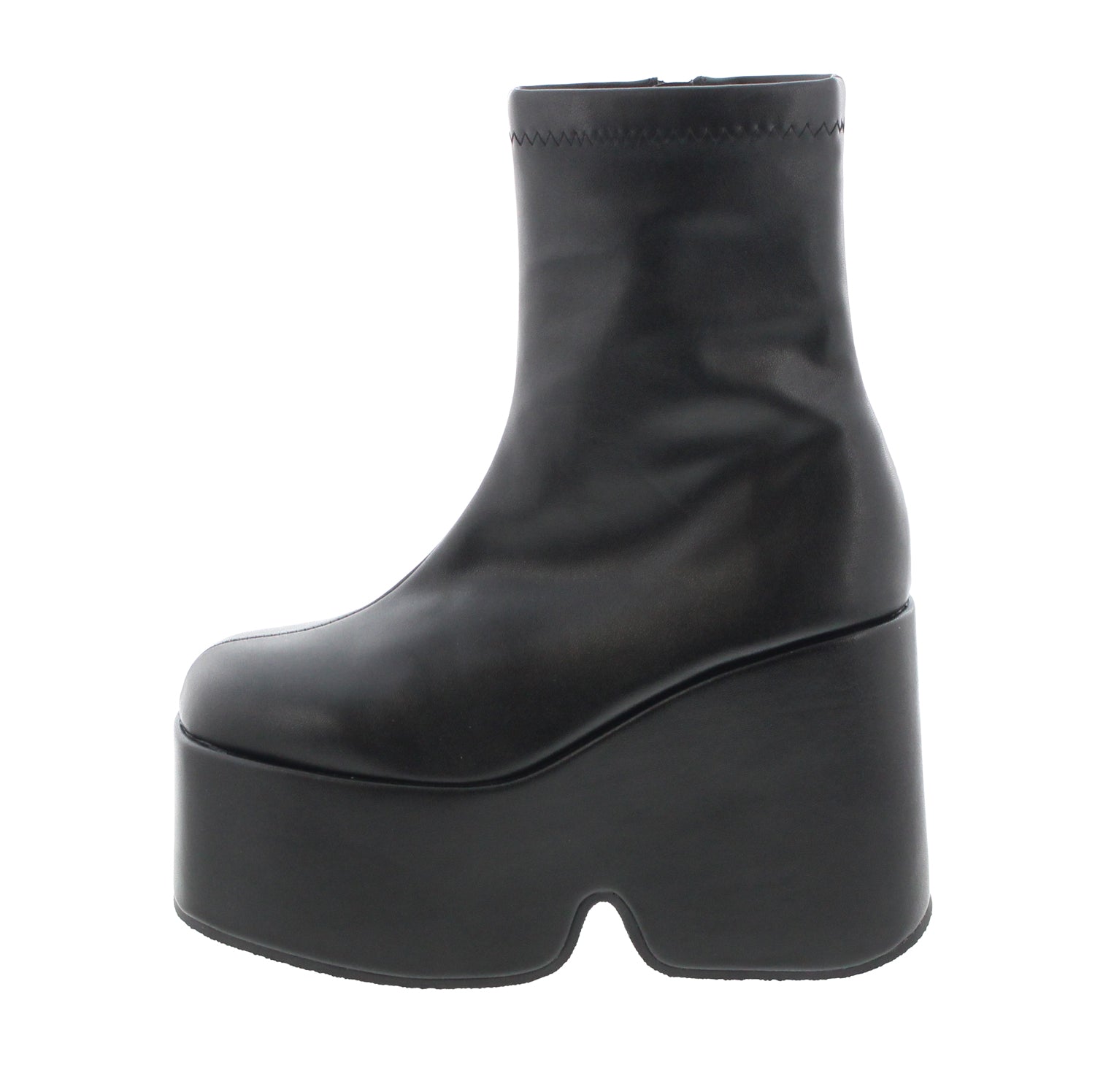 【JB selection】厚底ストレッチショートブーツ