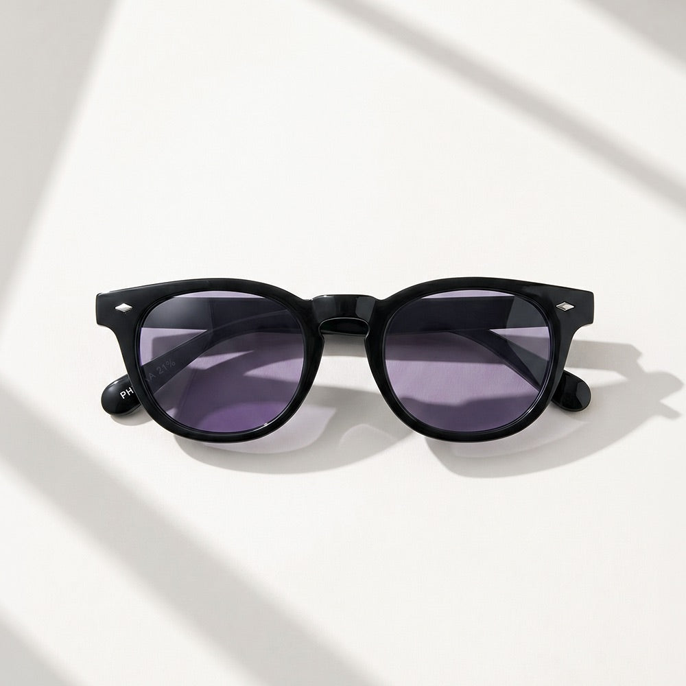 紫外線を99％カット！調光ボストンサングラス2