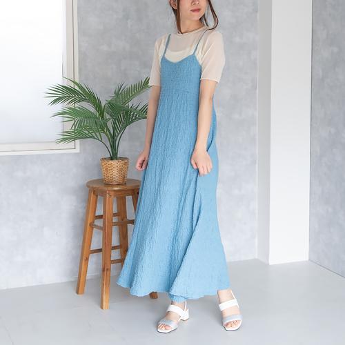 ＜ふわさら＞グリッターレースストレッチバックベルトサンダル