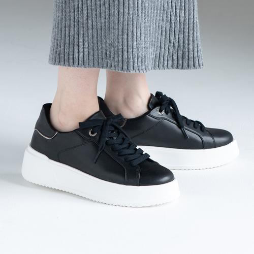 ✨極美品✨ DIESEL レースアップ サイドジップスニーカー 黒 25.5 ディーゼル DIESEL レースアップスニーカー （BLACK） -靴