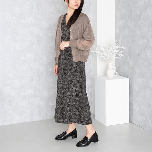 【ふわさら】くるみバックルベルトバフ加工ローファー