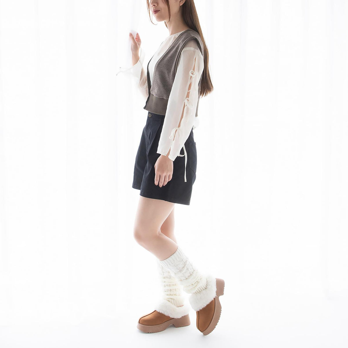 【JB selection】ムートンミュールマニッシュシューズ
