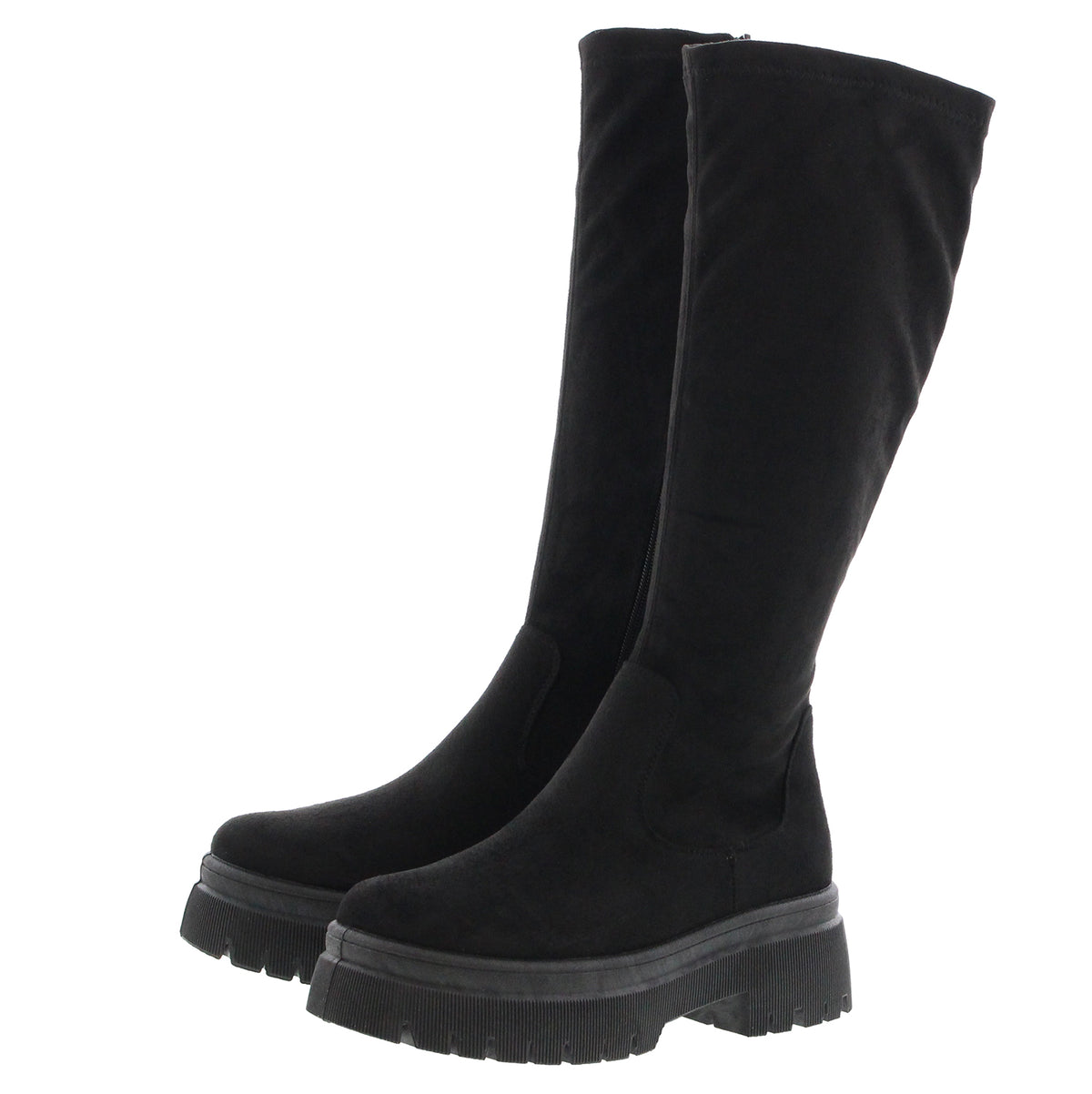 【JB selection】トラックソールストレッチロングブーツ