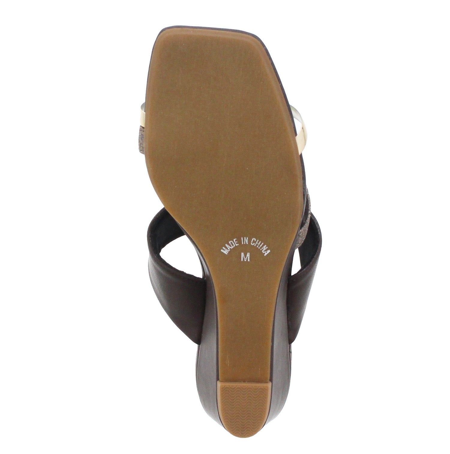 トリプルベルトミュールウエッジサンダル