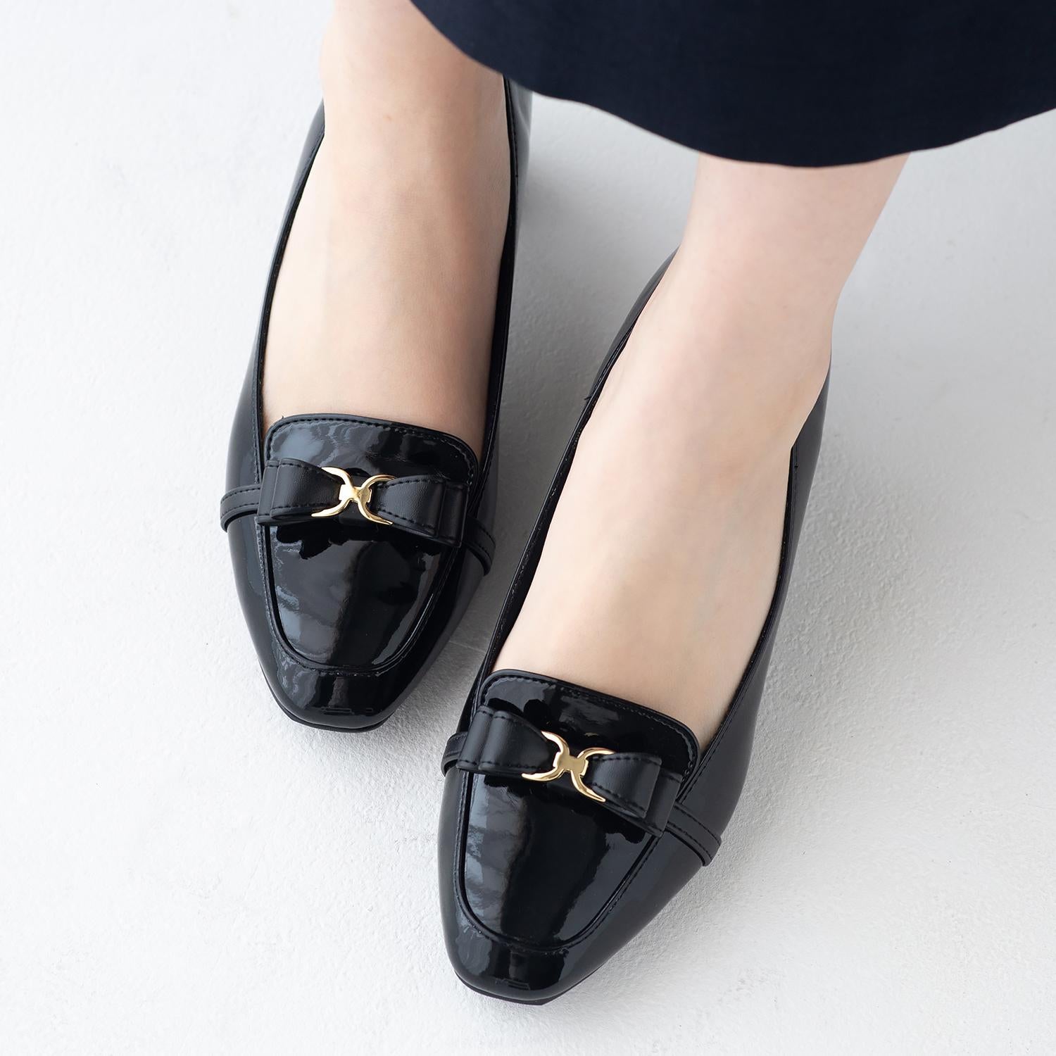 靴 epine ribbon fringe Loafer ダブルリボンレインローファーパンプス – JELLY BEANS Online Shop