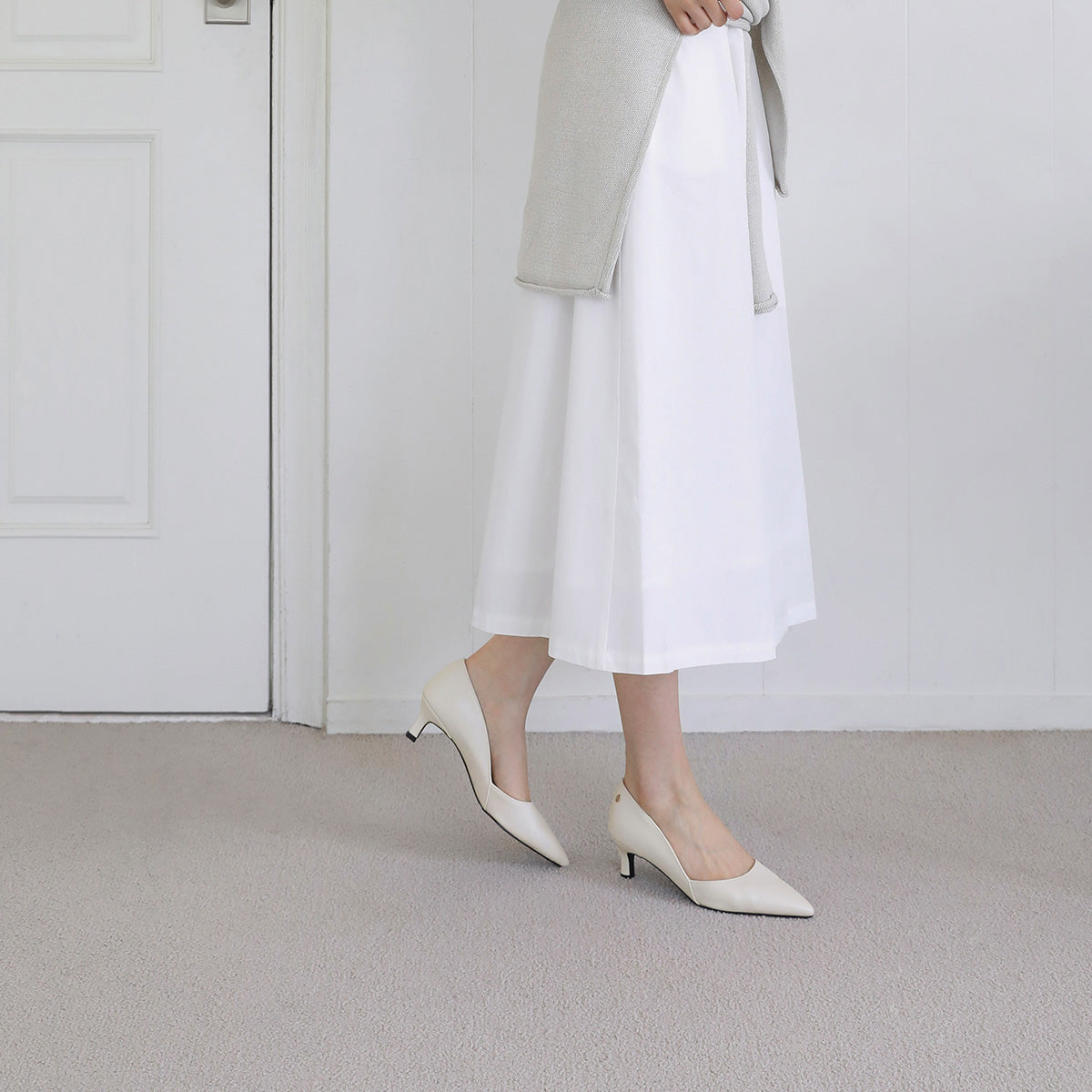 Avinne(アヴィンヌ)ベーシックスティレットヒールパンプス(5cm)
