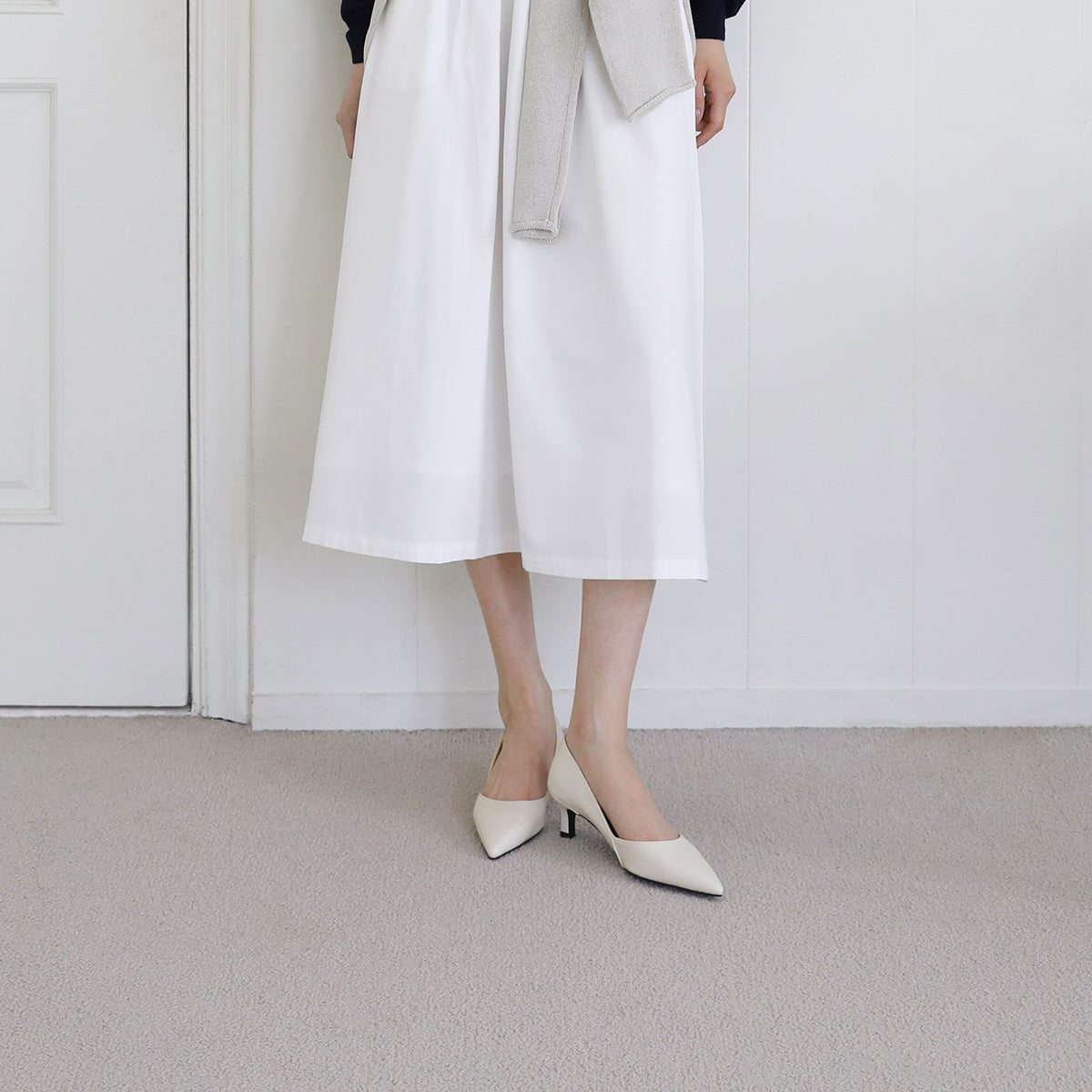 Avinne(アヴィンヌ)ベーシックスティレットヒールパンプス(5cm)