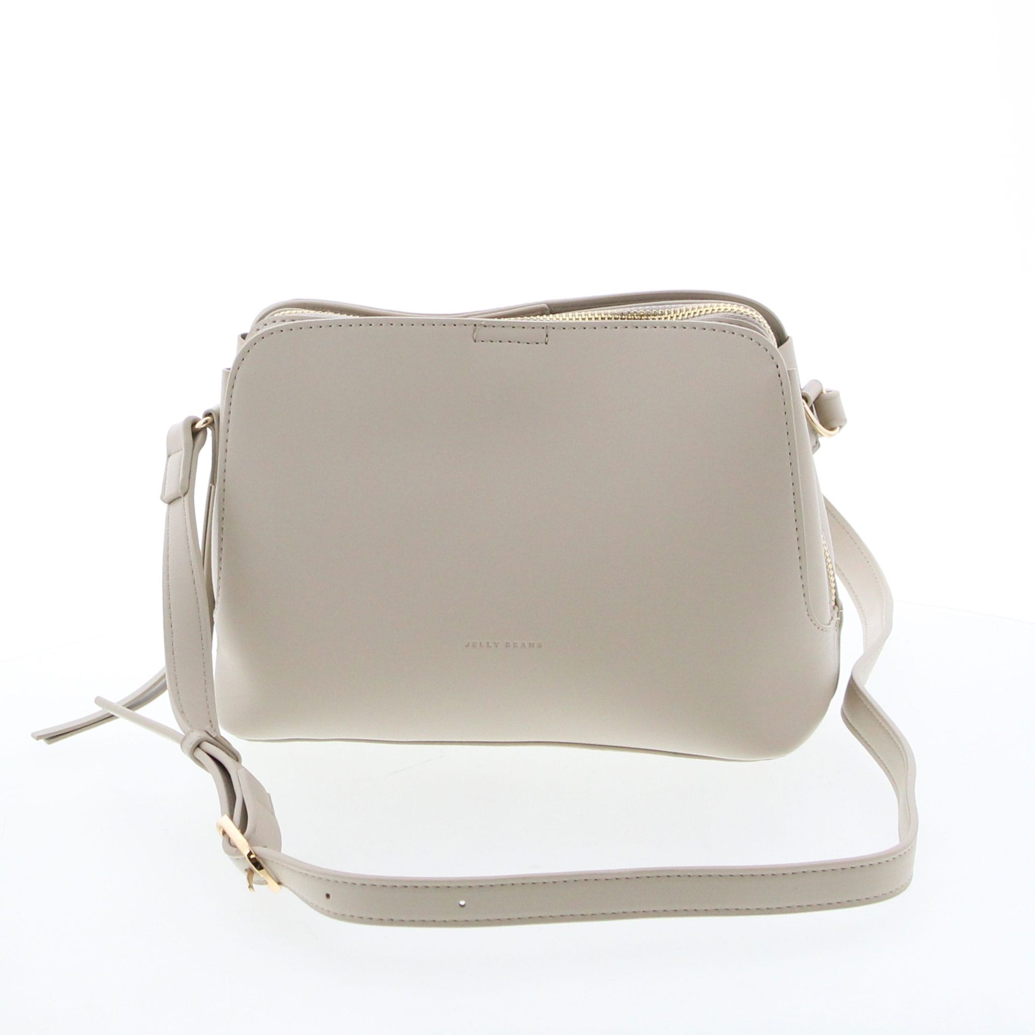 メタルアクセントファスナーショルダーバッグ【新色】