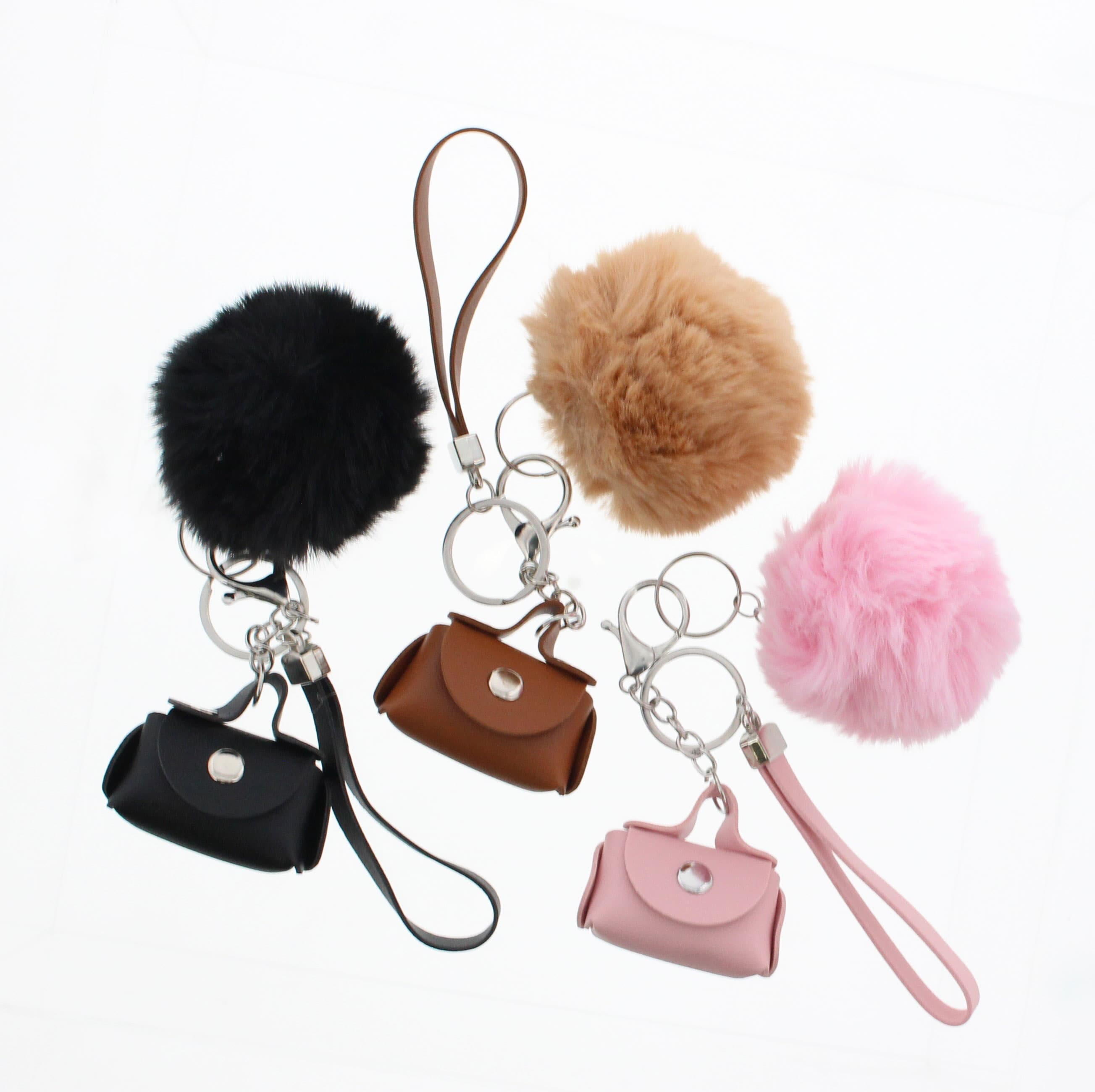 ミニバッグポンポンファーチャーム