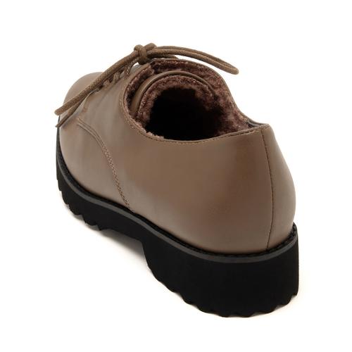 インナーファーレースアップマニッシュシューズ