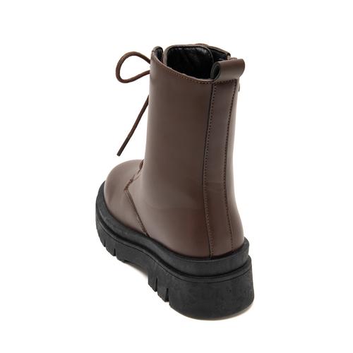 トラックソールレースアップショートブーツ