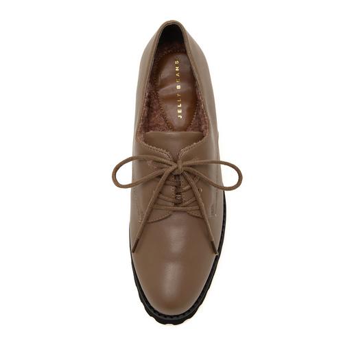 インナーファーレースアップマニッシュシューズ