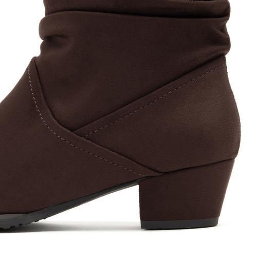 スエードルーズショートブーツ