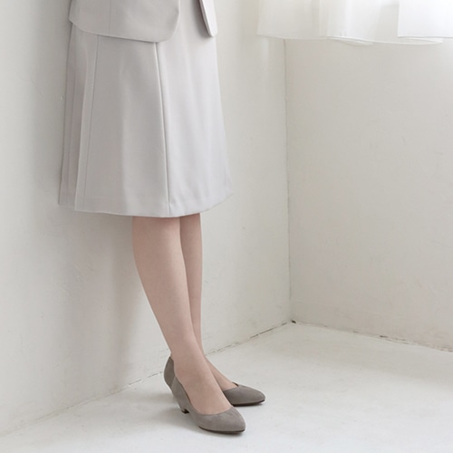 アーモンドトゥプレーンパンプス<ふわさら>/204-52793