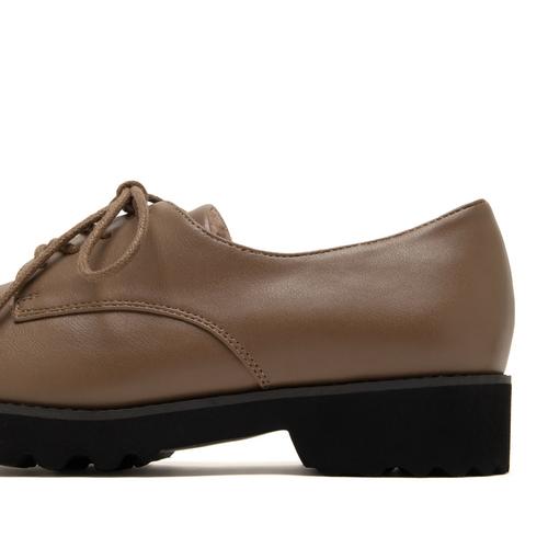 インナーファーレースアップマニッシュシューズ