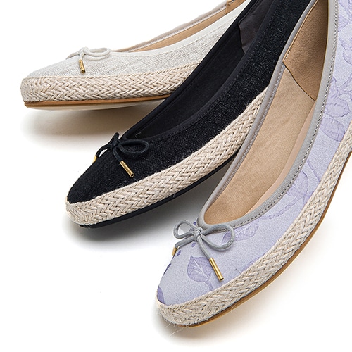 ジュートラインバレエシューズ/21130232(23.0cm アイボリー) パンプス ジェリービーンズ公式通販 JELLY BEANS