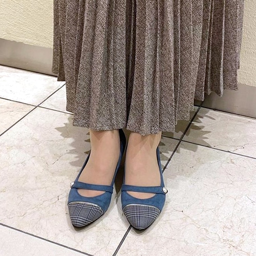 パールストラップパンプス ふわさら 135 23 0cm ブルースエード パンプス ジェリービーンズ公式通販 Jelly Beans Online Shop