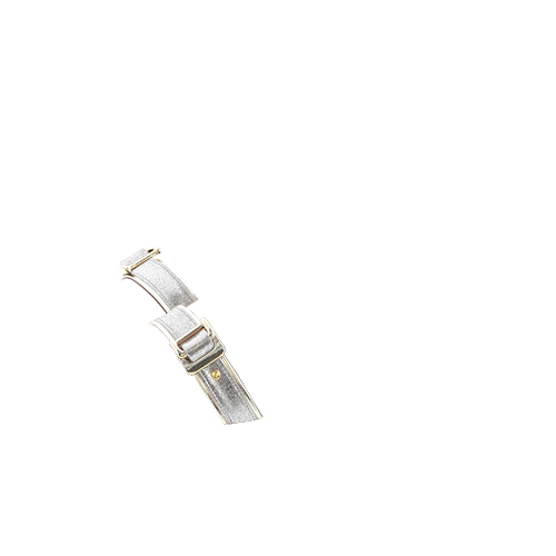 3.5㎝ポインテッドトゥセパレートパンプス<ふわさら>2EE×ベルト×シルバー(つま先)×ブラックスエード(かかと)×ライトピンク(インソール)