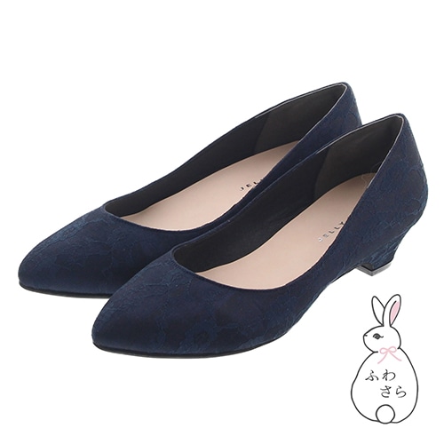 アーモンドトゥプレーンパンプス<ふわさら>/204-52793