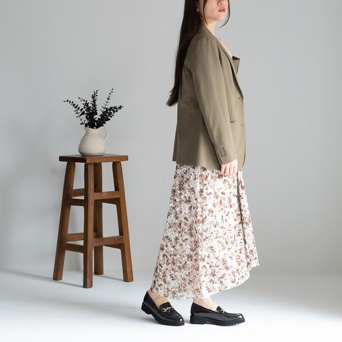 トラックソールビットローファー