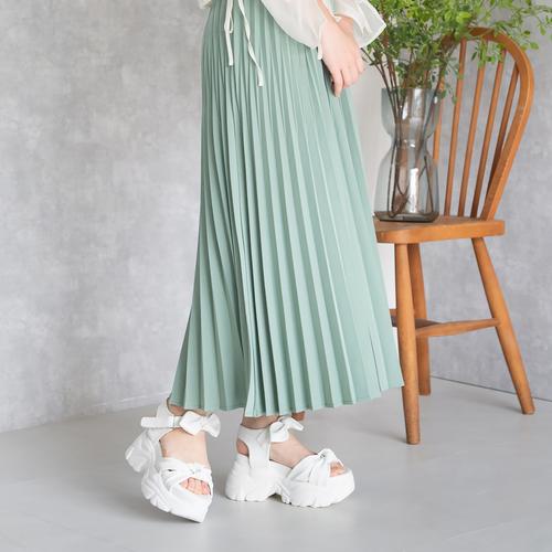 2WAYソフトリボンストラップ厚底スポーツサンダル/215-53160