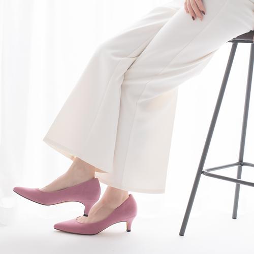 5cmポインテッド<ふわさら>痛くないパンプス<ふわふわ>【新色】