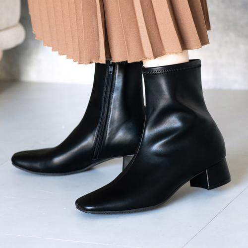 プレーンストレッチショートブーツ