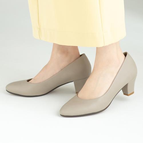 プレーン<ふわさら>痛くないパンプス【新色】