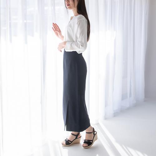 ビジューリボンウェッジサンダル