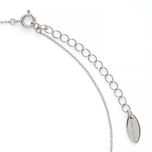 リボンモチーフプチネックレス(ニッケルフリー)/187-49003(M