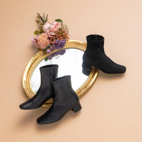 プレーンストレッチショートブーツ