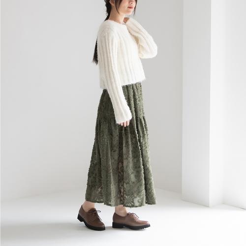 インナーファーレースアップマニッシュシューズ