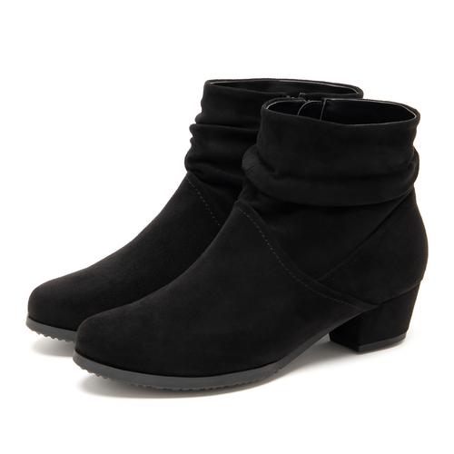 スエードルーズショートブーツ