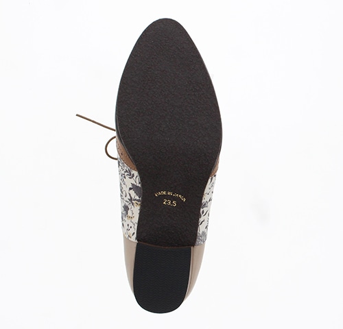 【3-4月限定】●受注生産●マテリアルコンビレースアップマニッシュシューズ