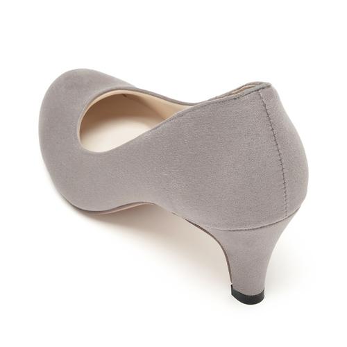 ラウンドトゥプレーン<ふわさら>痛くないパンプス