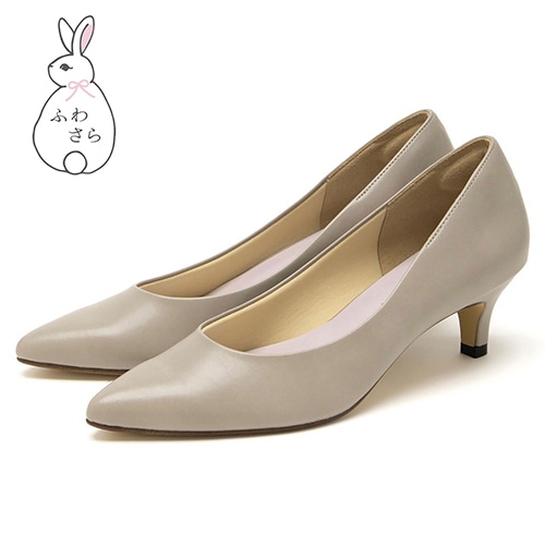 5cmポインテッド<ふわさら>痛くないパンプス<ふわふわ>【新色】