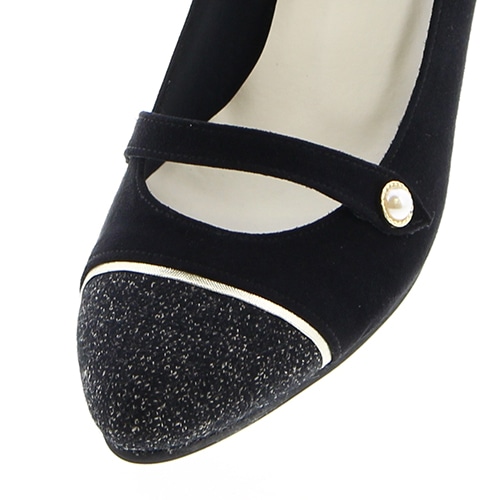 パールストラップパンプス ふわさら 135 23 0cm ブルースエード パンプス ジェリービーンズ公式通販 Jelly Beans Online Shop