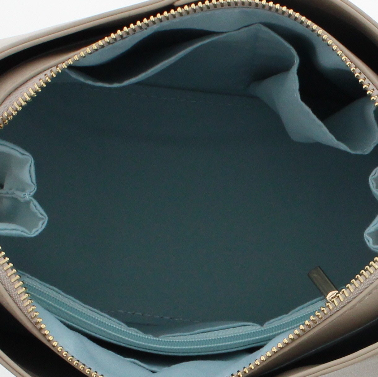 メタルアクセントファスナーショルダーバッグ【新色】