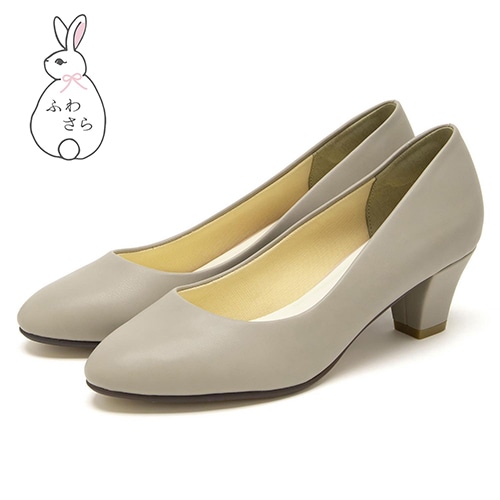 プレーン<ふわさら>痛くないパンプス【新色】