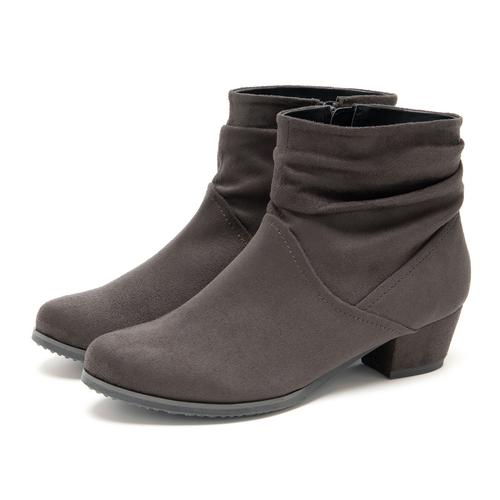 スエードルーズショートブーツ