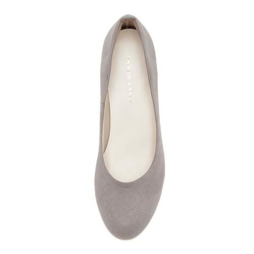 ラウンドトゥプレーン<ふわさら>痛くないパンプス